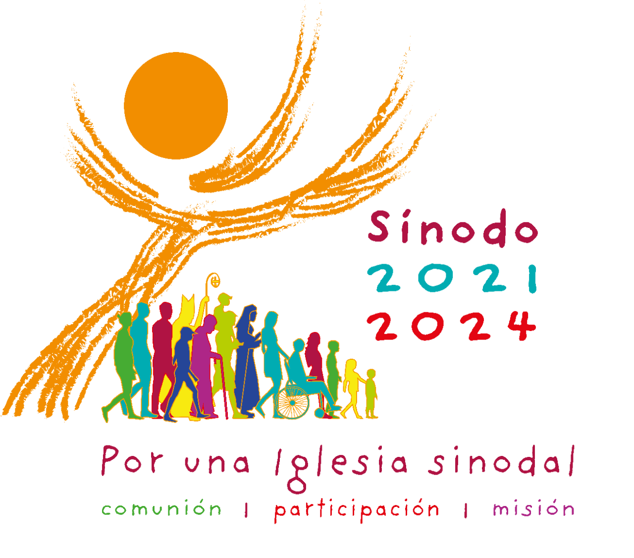 El logotipo oficial del camino sinodal