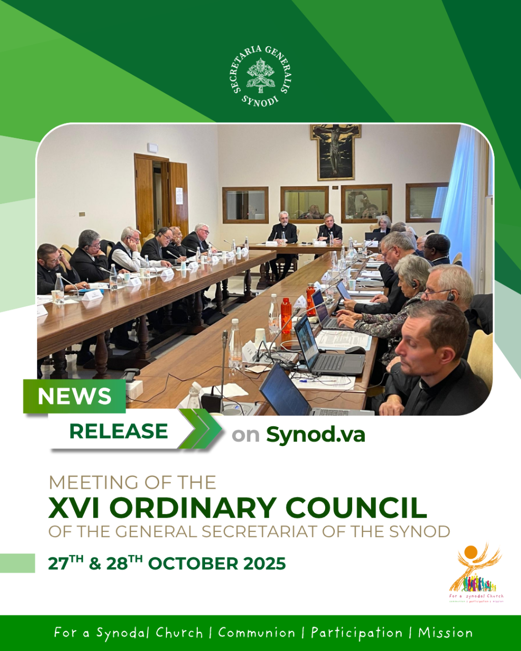 With Jubilee enthusiasm toward the 2028 Ecclesial Assembly